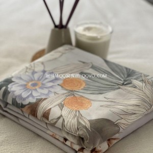 High-quality European-style retro nostalgic flower sea gentle quilt cover pure cotton patch quilt-single product (meaning oriental)