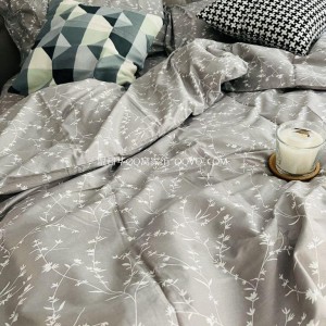 Four-piece suit-cotton encryption combed twill four-piece cotton suit (Qingfeng Lianying)